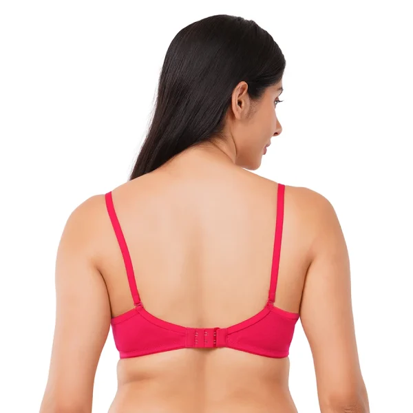 Fiore Full Coverage Light Paded Everyday Bra (Pack of 1) - Pink - Image 3