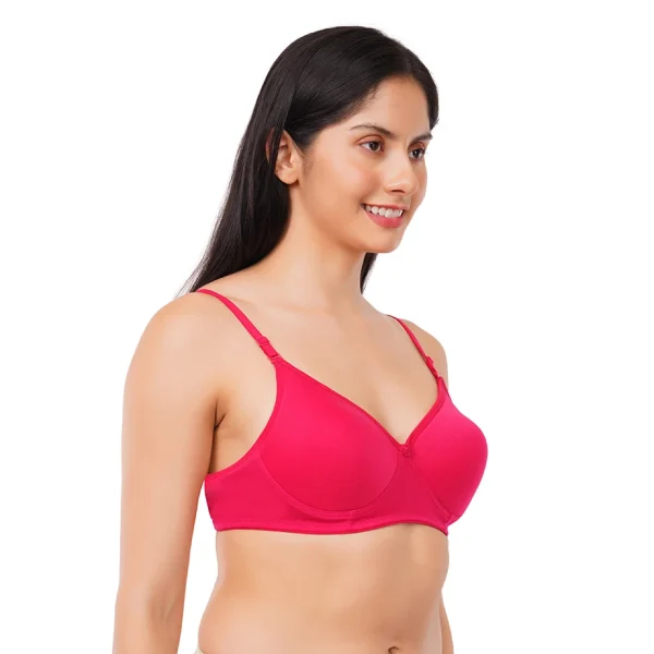 Fiore Full Coverage Light Paded Everyday Bra (Pack of 1) - Pink - Image 4
