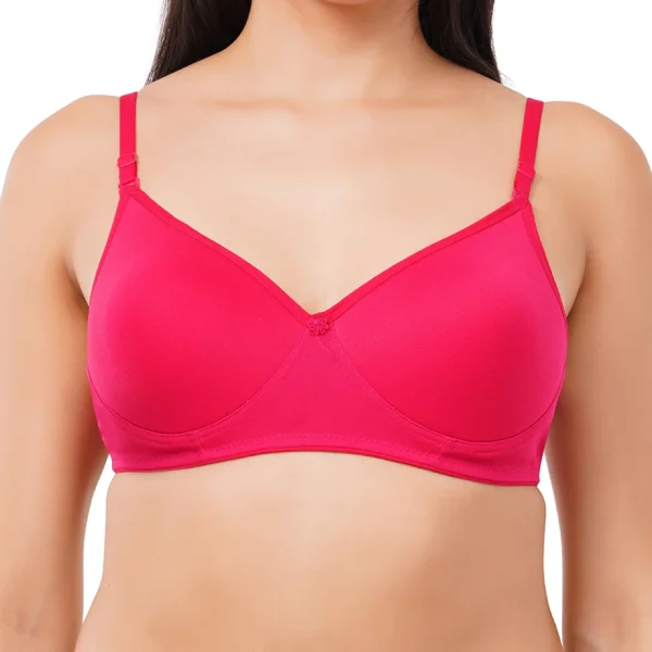 Fiore Full Coverage Light Paded Everyday Bra (Pack of 1) - Pink - Image 2