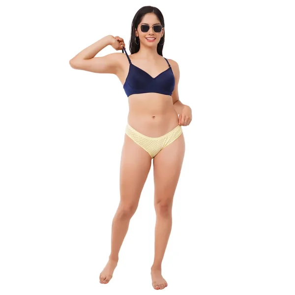 Fiore Full Coverage Light Paded Everyday Bra (Pack of 1) - Dark Blue - Image 6