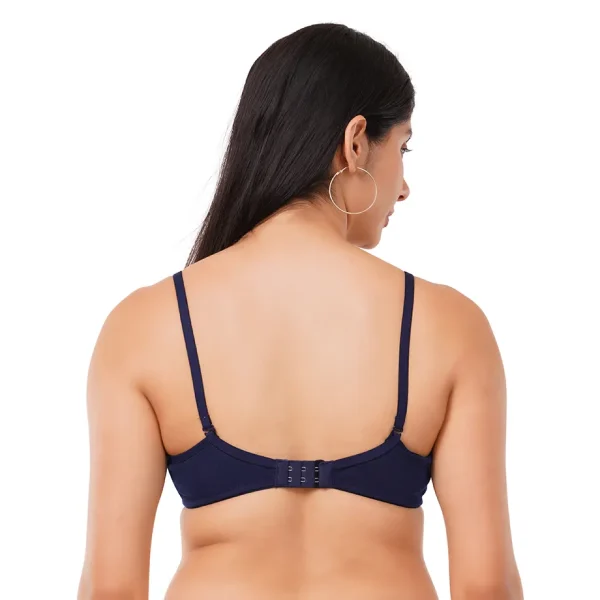 Fiore Full Coverage Light Paded Everyday Bra (Pack of 1) - Dark Blue - Image 4