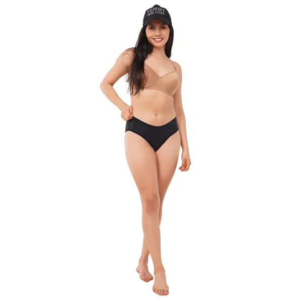 Fiore Everyday Cotton Panty (Pack of 3) - Black - Image 6