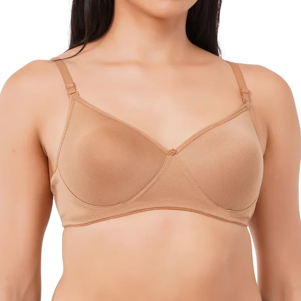 Fiore Full Coverage Light Paded Everyday Bra (Pack of 1) - Beige - Image 5