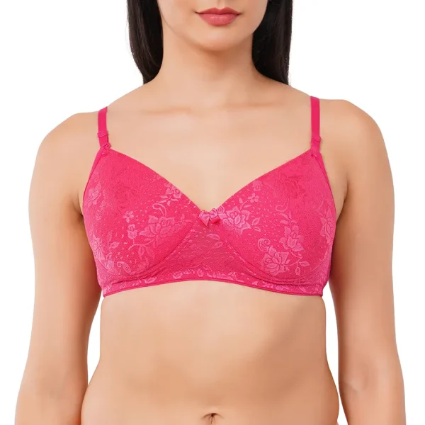 Fiore Medium Coverage Non Paded Everyday Bra (Pack of 1) - Red - Image 5