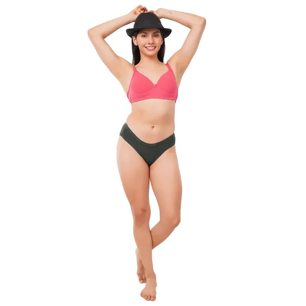 Fiore Full Coverage For Heavy Bust Everyday Bra (Pack of 1) - Pink - Image 6