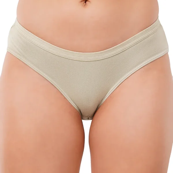 Fiore Everyday Cotton Panty (Pack of 3) - Grey - Image 2