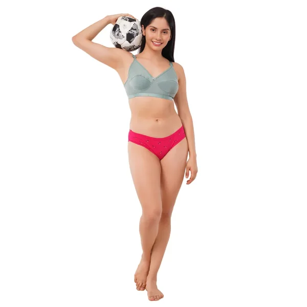 Fiore Full Coverage Everyday Bra (Pack of 1) - Sky Blue - Image 6