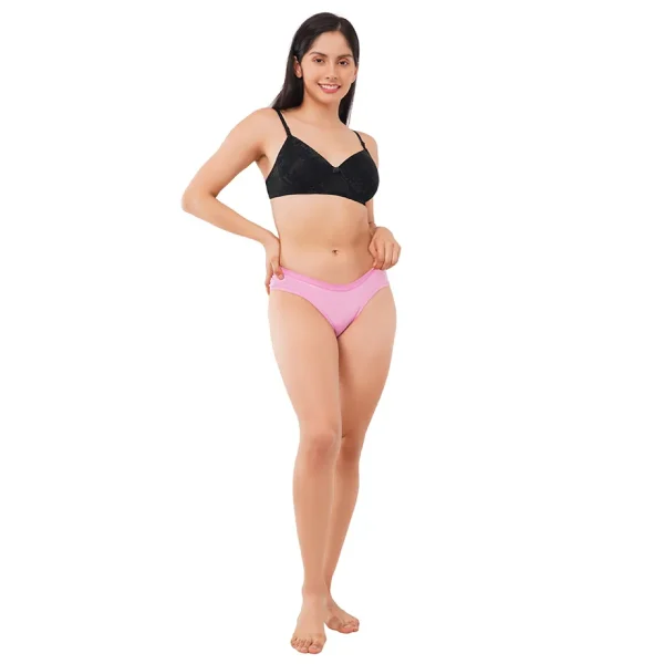 Fiore Everyday Cotton Panty (Pack of 3) - Pink - Image 6