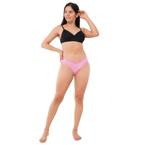 Fiore Medium Coverage Non Paded Everyday Bra (Pack of 1) - Black - Image 6