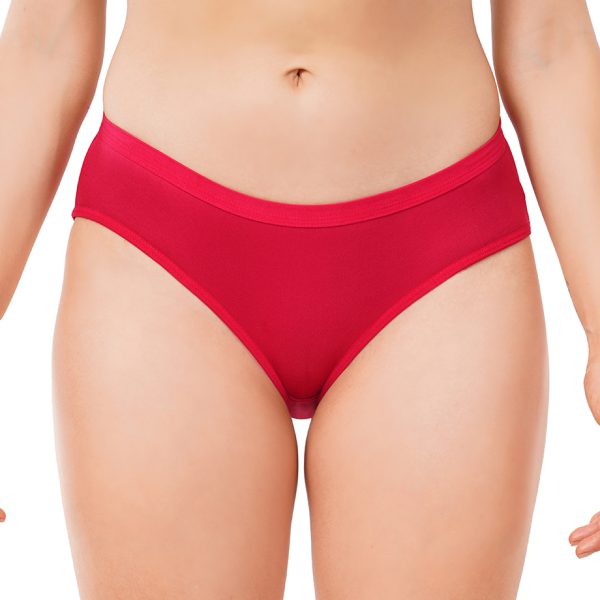 Fiore Everyday Cotton Panty (Pack of 3) - Red - Image 3