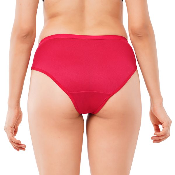 Fiore Everyday Cotton Panty (Pack of 3) - Red - Image 2
