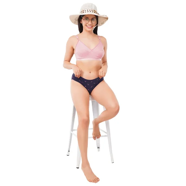 Fiore Full Coverage Everyday Bra (Pack of 1) - Pink - Image 6