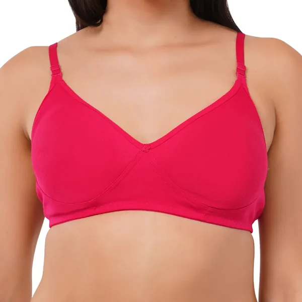 Fiore Full Coverage Everyday Bra (Pack of 1) - Red - Image 3