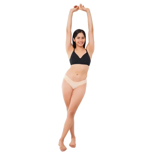 Fiore Full Coverage Everyday Bra (Pack of 1) - Black - Image 6