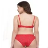Fiore Cotton Lingerie Set - Pack of 3 (Red, Navy Blue & Mustard) - Image 4